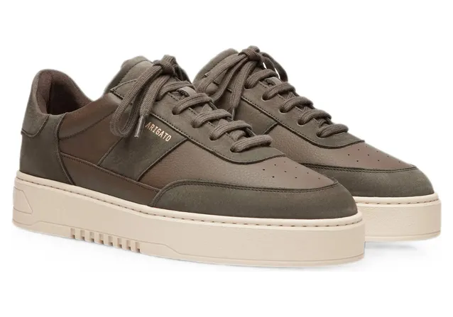 Axel Arigato Orbit Panelled Leather “Brown/Green” (F4042002) (6)