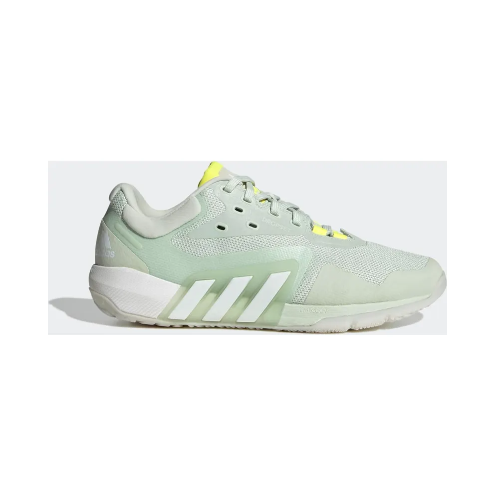 adidas Dropset Trainer Schuh Linen Green / Cloud White / Beam Yellow (GW3900)