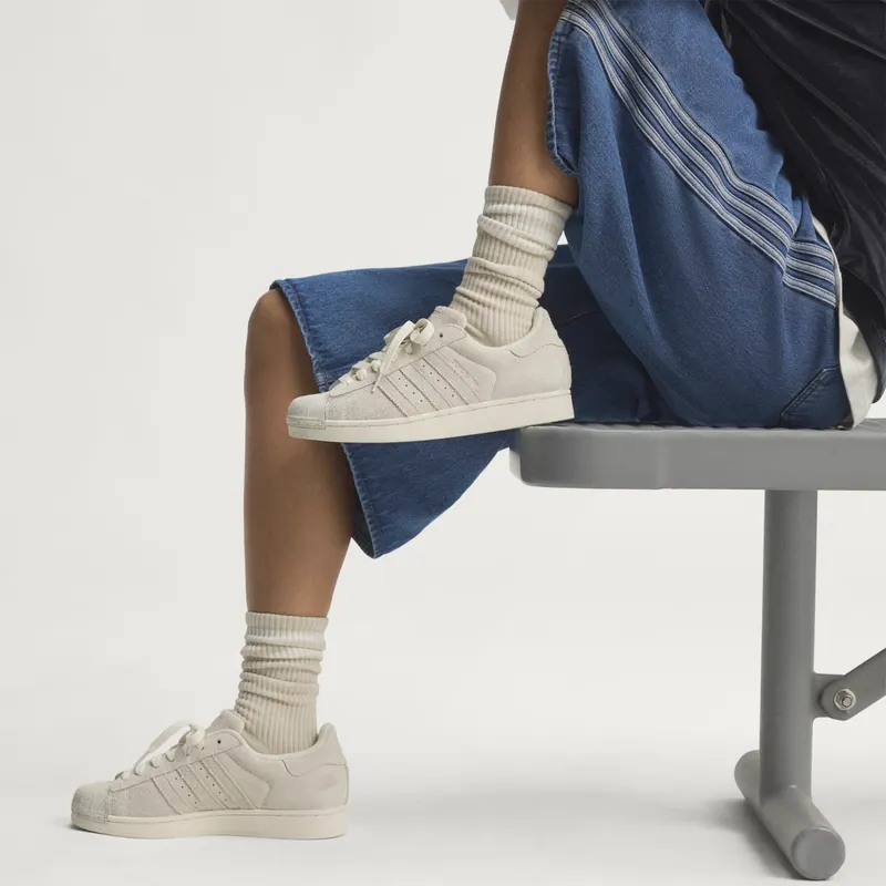 Adidas SUPERSTAR II Shoes Off White / Off White / Grey Two (KK3298)