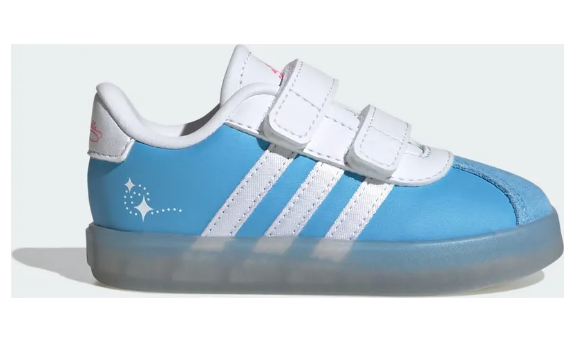 adidas Disney Assepoester VL Court 3.0 Sneakers Kids Semi Blue Burst / Cloud White / Lucid Pink (JR4900)