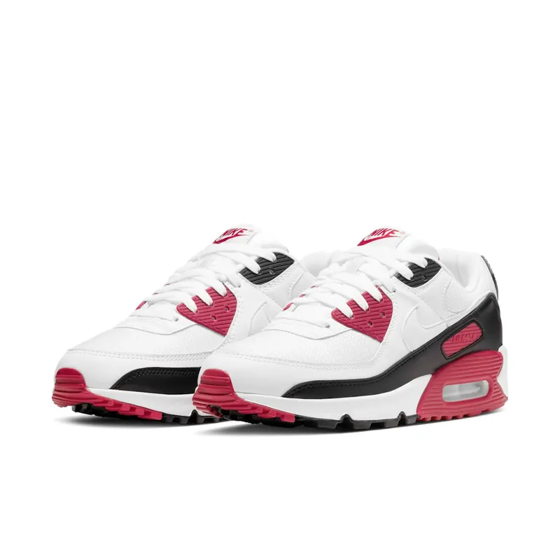 Nike Air Max 90 Recraft New Maroon White/White-New Maroon-Black (CT4352-104)