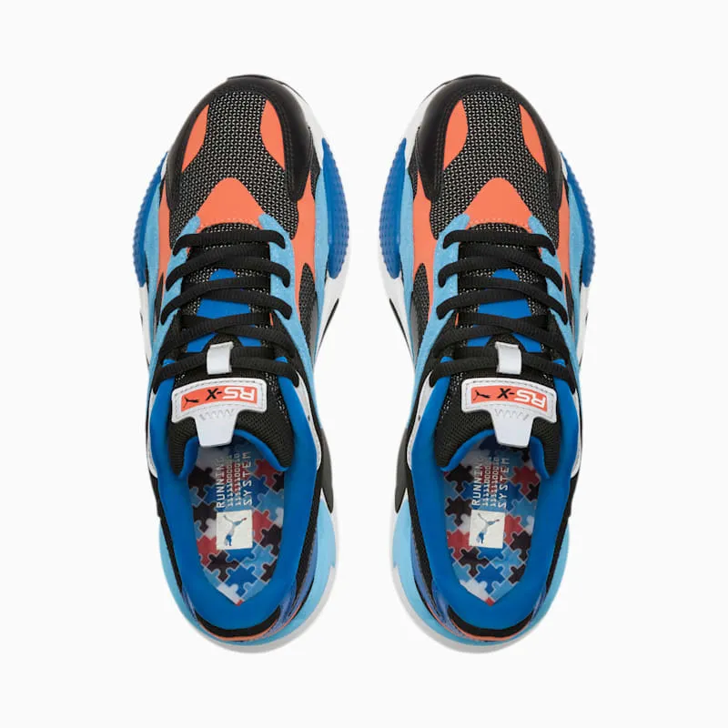 Puma RS-X3 Level Up Black Puma Black/Hot Coral (373169-02)