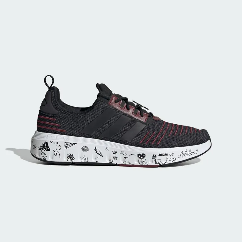 adidas Swift Run 23 Core Black / Core Black / Shadow Red (IG4701)