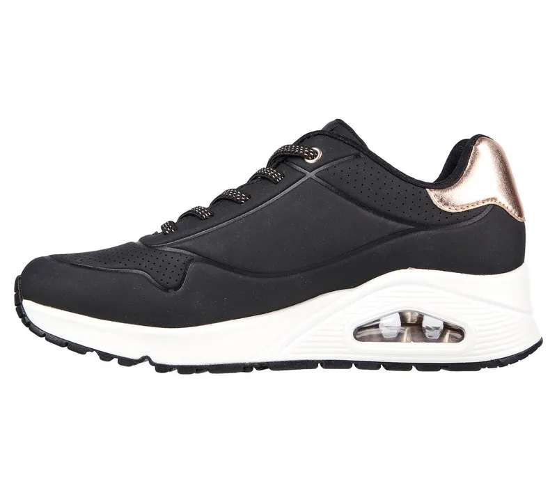 Skechers UNO – Shimmer Away Sneaker Black