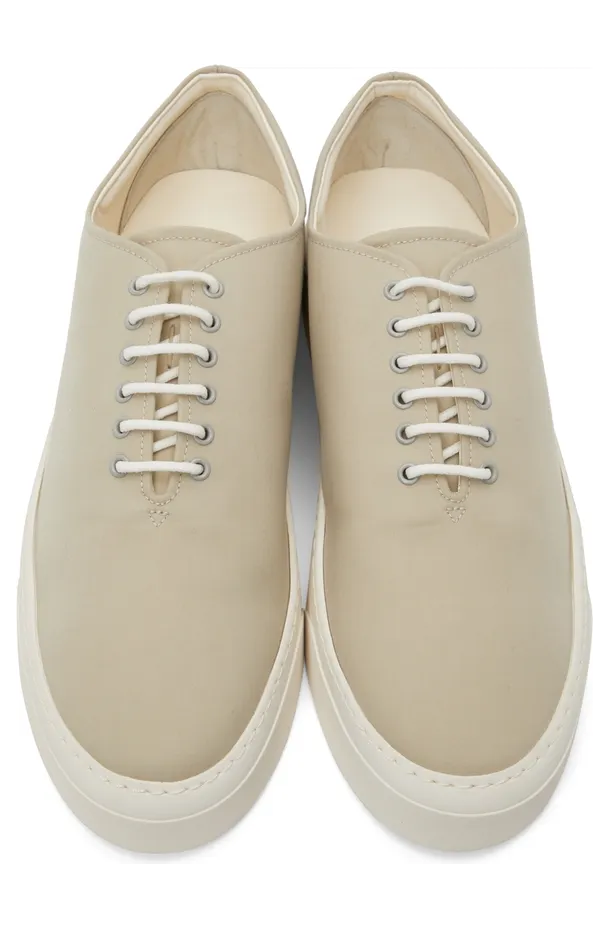 The Row Black Dean Lace-Up Sneakers (F2013-V20) (5)