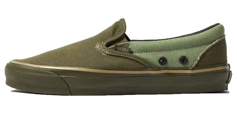 Vans x Nigel Cabourn UA OG Classic Slip-On LX USMC Army Mix (VN0A45JK9TA1)