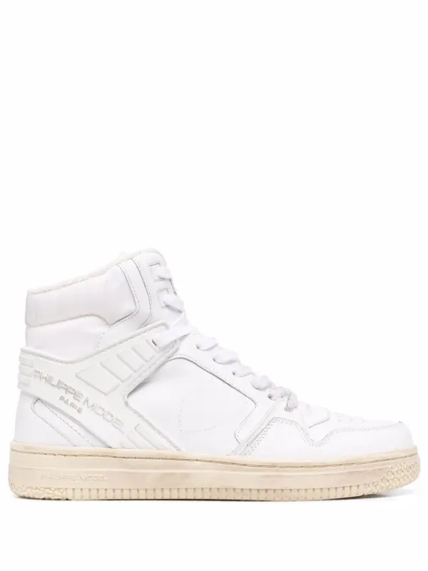Philippe Model Paris Klassische High-Top- – White (LGHDV001)
