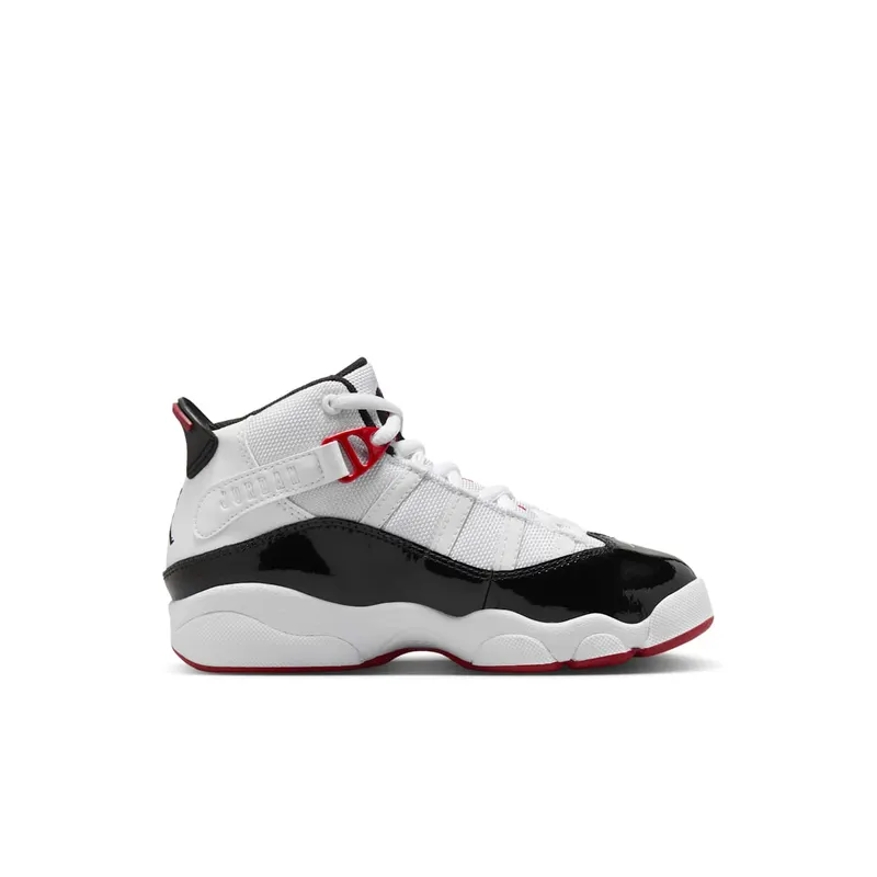 Jordan 6 Rings White Varsity Red Black (323432-164)