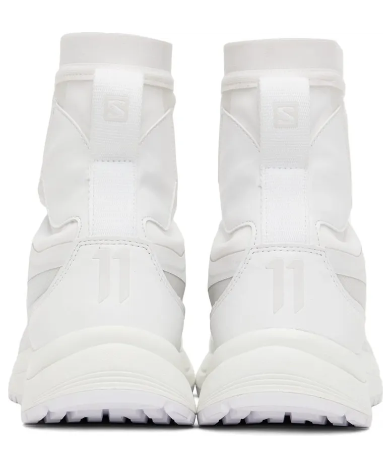 11 by Boris Bidjan Saberi White Salomon Edition Bamba 2 High Sneakers (11xS 14) (4)