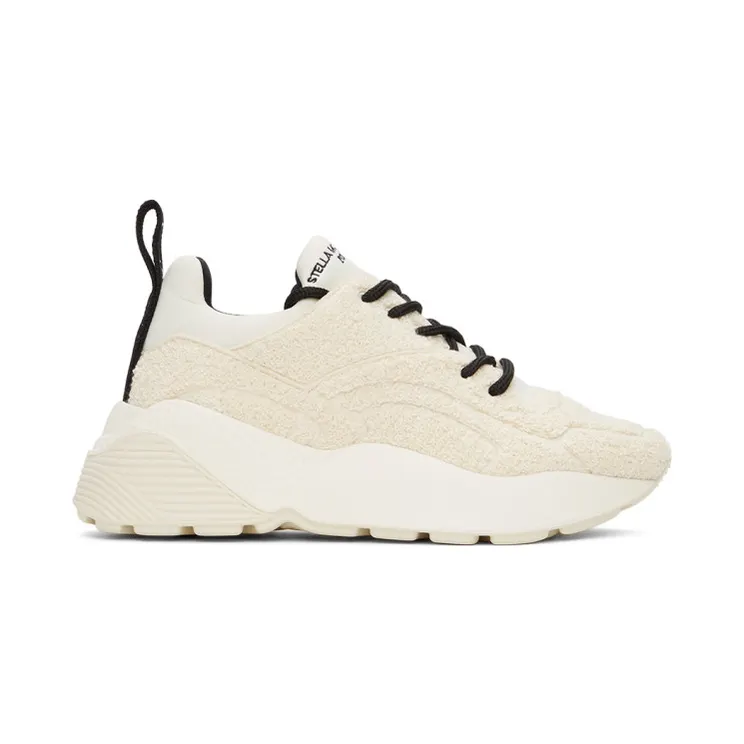 Stella McCartney Off-White Jersey Eclypse Sneakers (800291N0185)