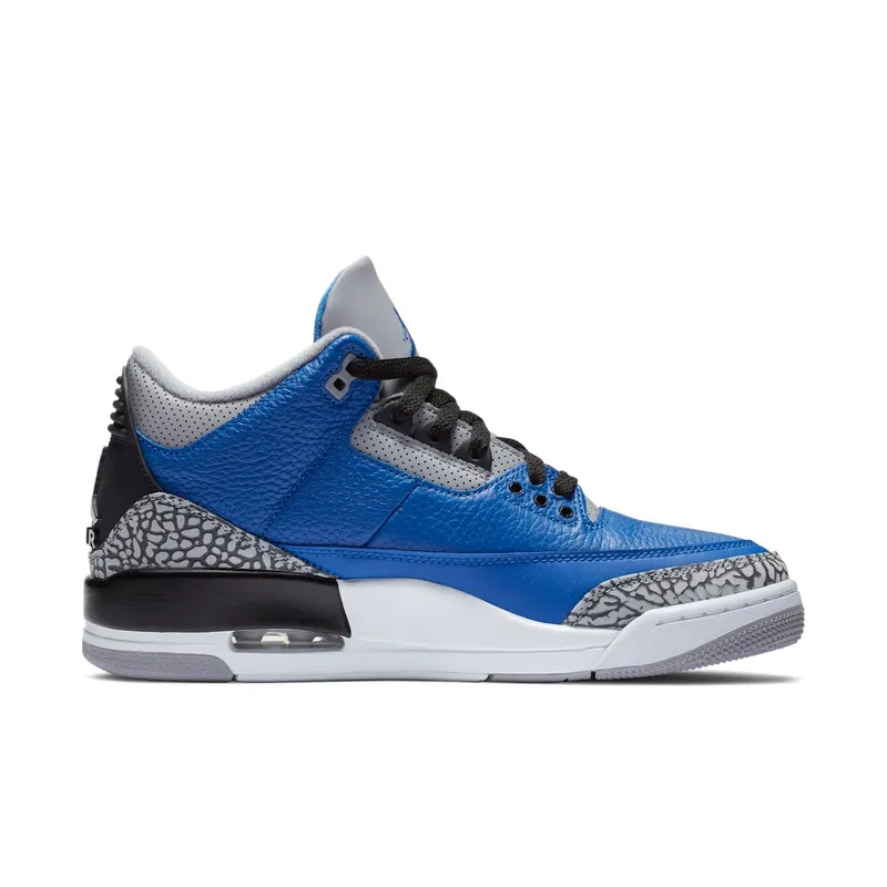 Air Jordan III 3 Retro Varsity Royal Cement (2020) (CT8532-400)