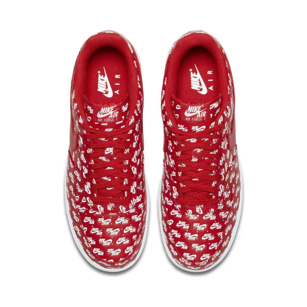 Nike Air Force 1 Low All Over Logo Red University Red/University Red-White (AH8462-600)