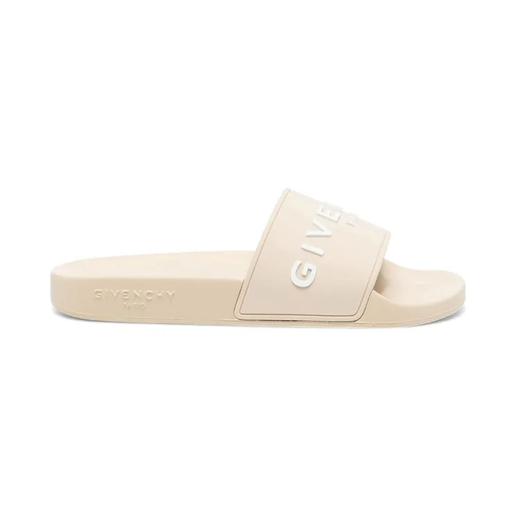 Givenchy Slide Flat Sandals Light Beige (BE3076E1KU 270)