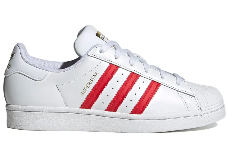 adidas Superstar White Better Scarlet Gold (HQ1903)