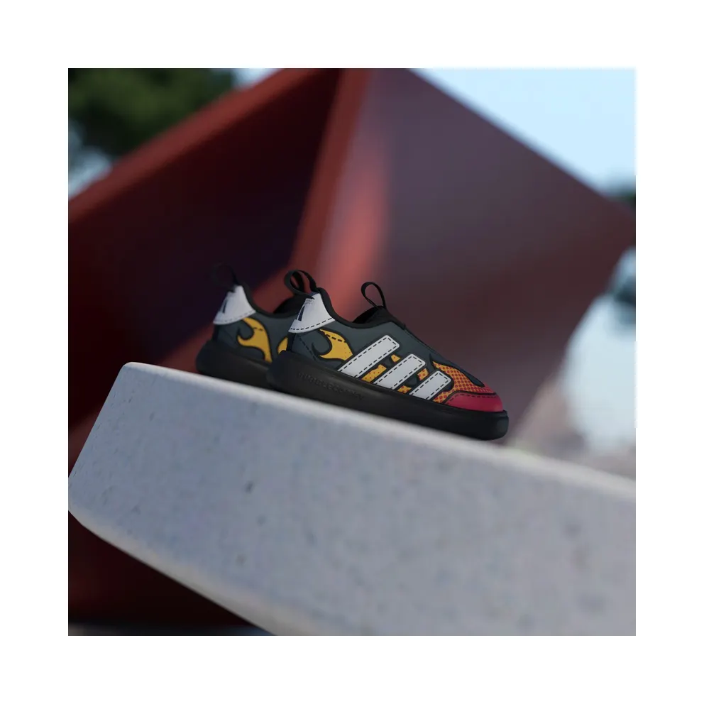 adidas Bubblecomfy Grey Lucid Red Flames (HP3642)