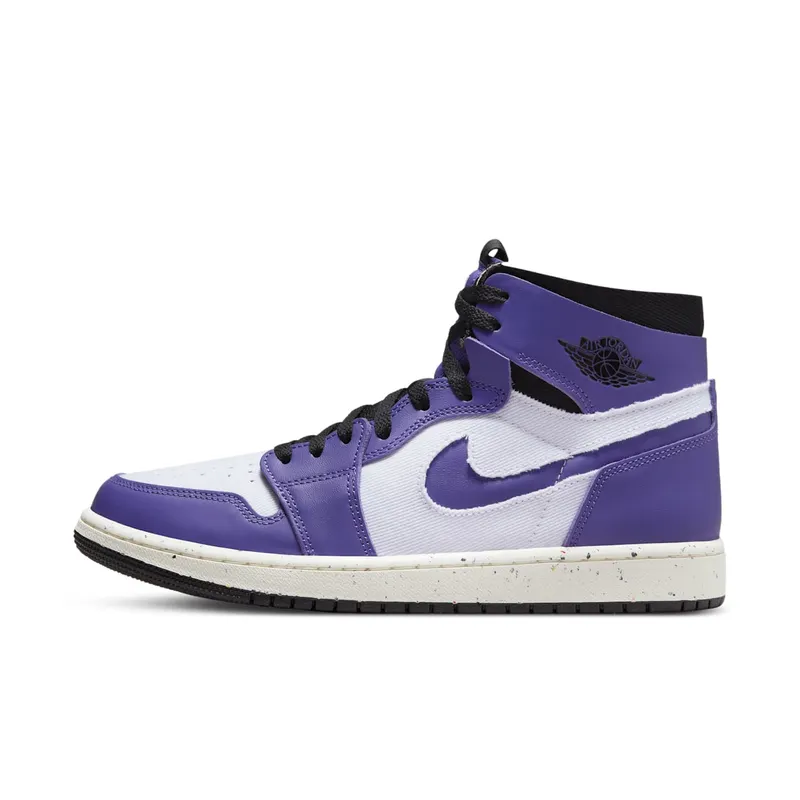 Jordan 1 High Zoom Air CMFT Crater Purple – “White / Crater Purple / Black” (CT0978-501)