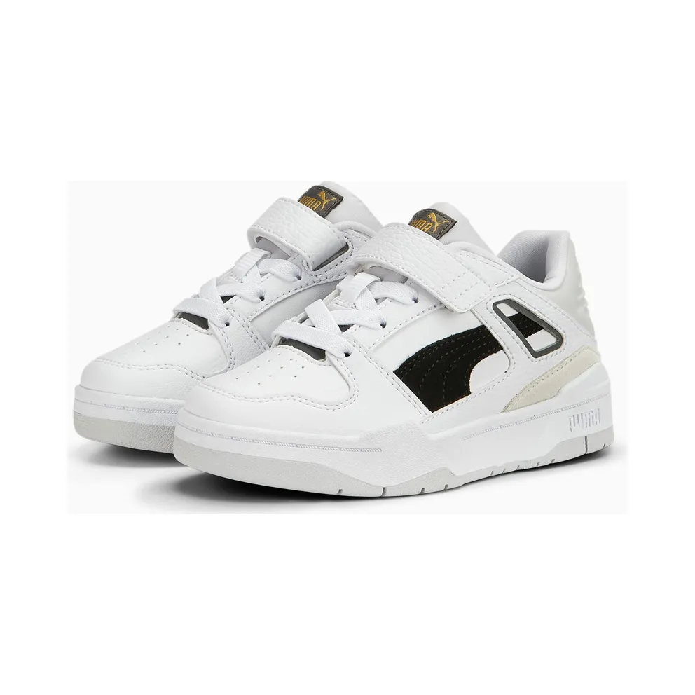 Puma Slipstream Suede FS with alternatieve sluiting White/Black/Grey (388684-05)