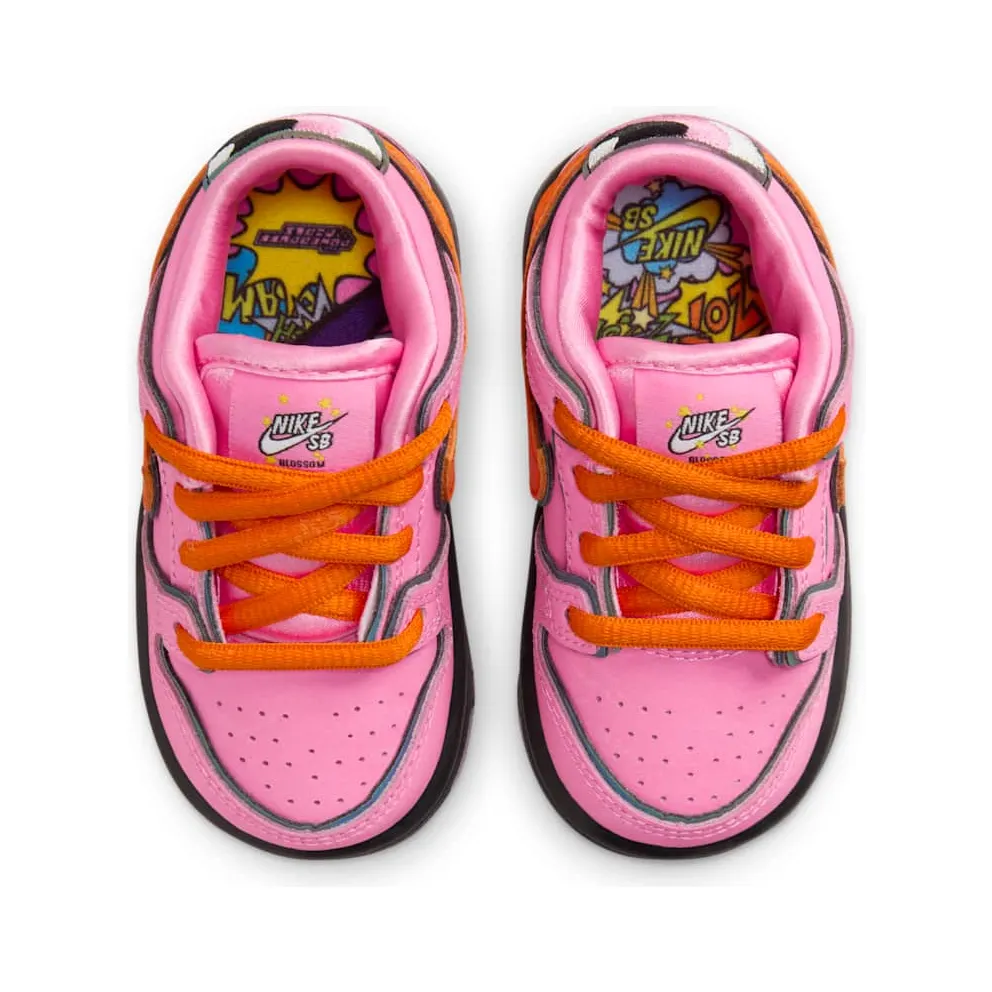 Nike SB Dunk Low TD “Powerpuff Girls – Blossom” (FZ3352-600)