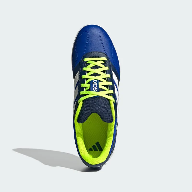 adidas Super Sala Competition 3 Indoor Lucid Blue Cloud White Lucid Lemon (JR5398)
