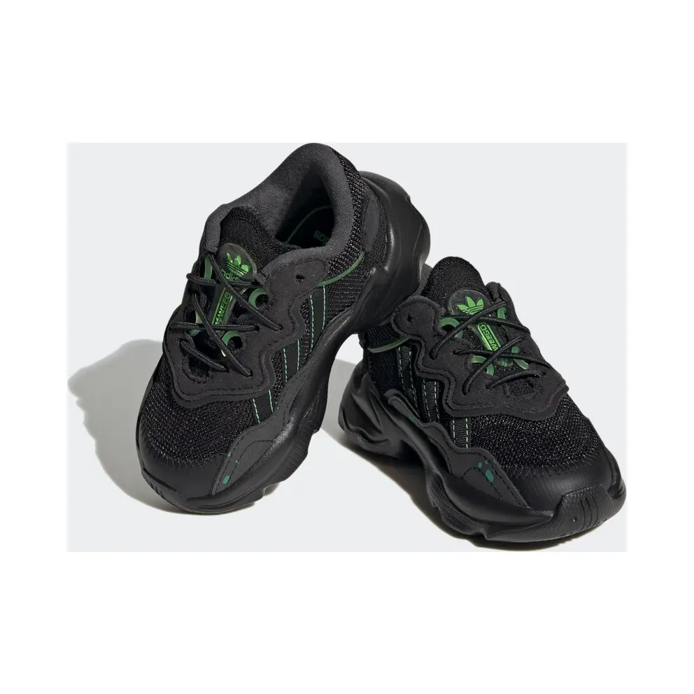 Adidas OZWEEGO Core Black / Core Black / Solar Green (HR0242)