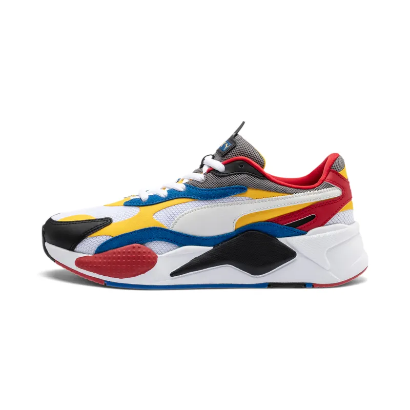 Puma RS-X3 Puzzle White Yellow Puma White/Spectra Yellow (371570-04)