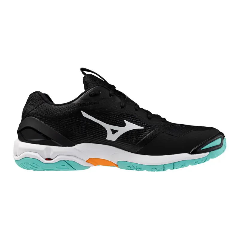 Mizuno Wave Stealth 6 Black Tangelo Ice Green (X1GA243012)