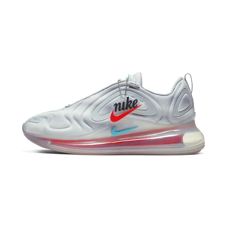 Nike Air Max 720 ‘Pride’ (2019) “Wolf Grey / Red Orbit / White / Teal Nebula” (AO2924-011)