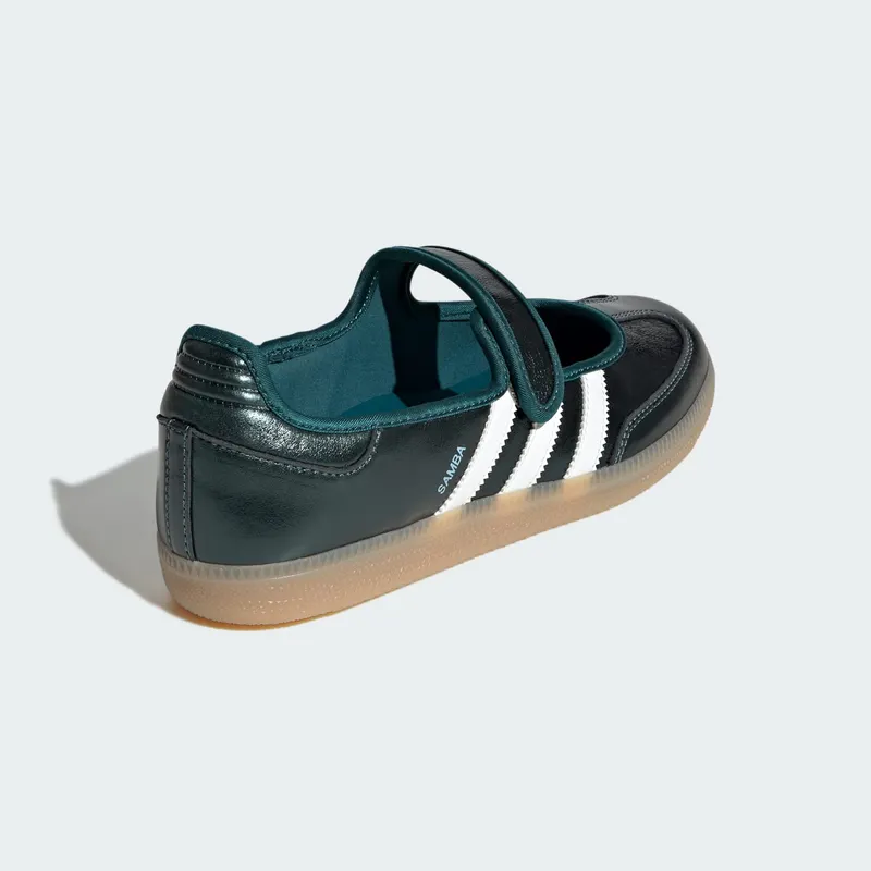 Adidas SAMBA JANE Shoes Rich Green / Off White / Gum (KK2501)