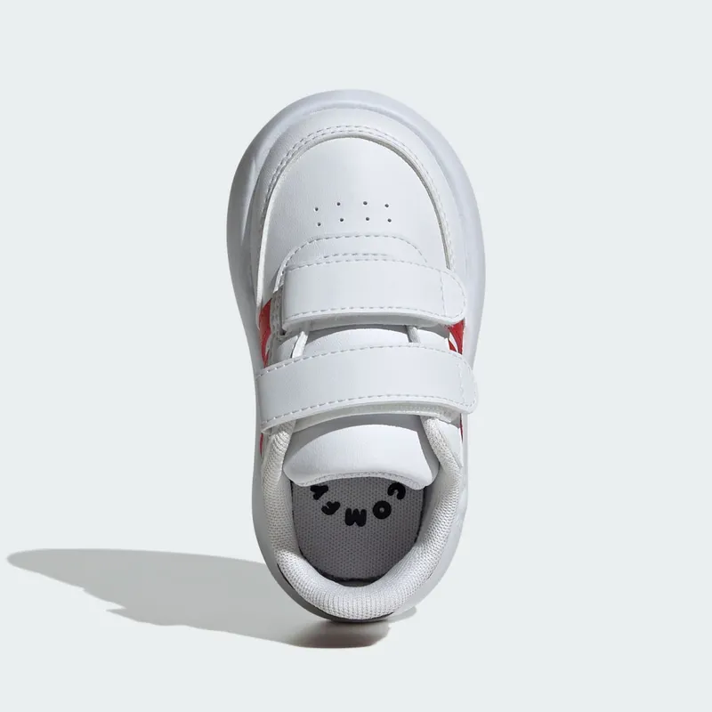 Adidas Breaknet 2.0 Kids Cloud White / Better Scarlet / Carbon (JH6678)