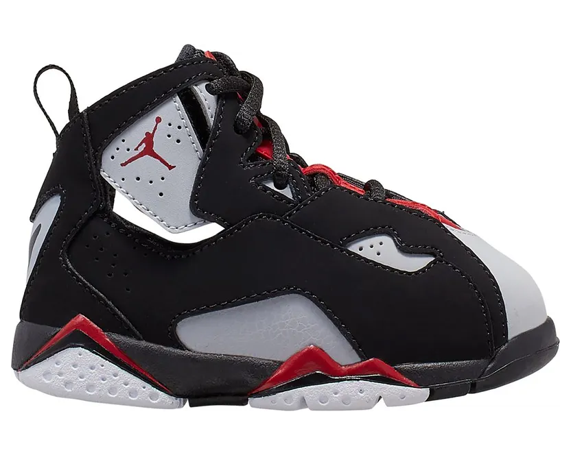 Jordan True Flight Black Varsity Red Wolf Grey (TD)