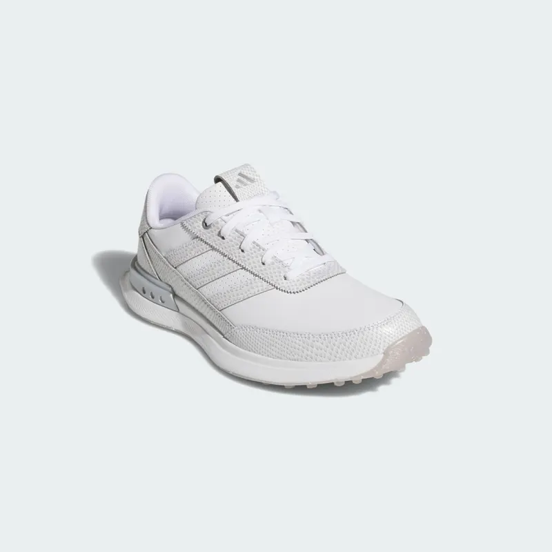 adidas S2G 24 Leather Spikeless Golf Cloud White Silver Metallic (JI4037)