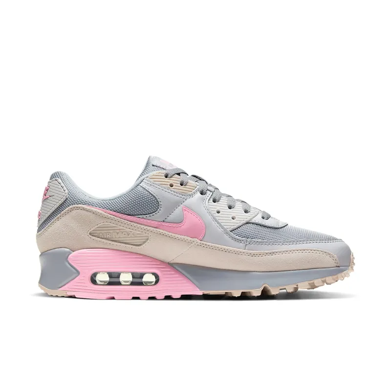 Nike Air Max 90 Vast Grey Pink Vast Grey/Pink-Wolf Grey-String (CW7483-001)
