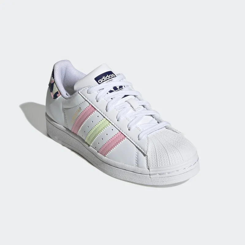 Adidas Superstar Cloud White / Almost Lime / True Pink (GY3330)