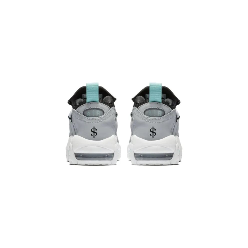 Nike Air More Money Wolf Grey Island Green (GS) Wolf Grey/Island Green-Black (AH5215-002)
