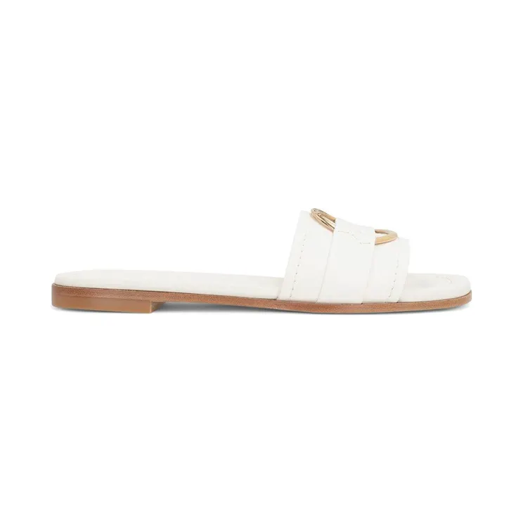 Moncler Bell Leather Slides White (J1 09B 4C00160 M4097 032)