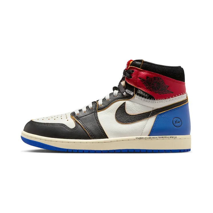 Air Jordan 1 Fragment Design – Union LA – “Black / Varsity Red / Sport Royal / White” (IO7847-002)