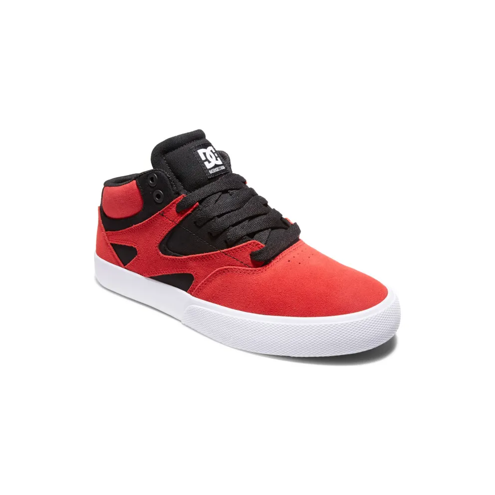 Lage DC Shoes Kalis Vulc Mid Adys300622 Athletic Red/Black (Atr) (ADYS300622-ATR)
