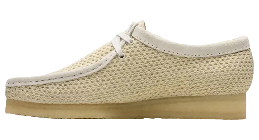 Clarks Wallabee “OFF WHITE MESH” (26175849)