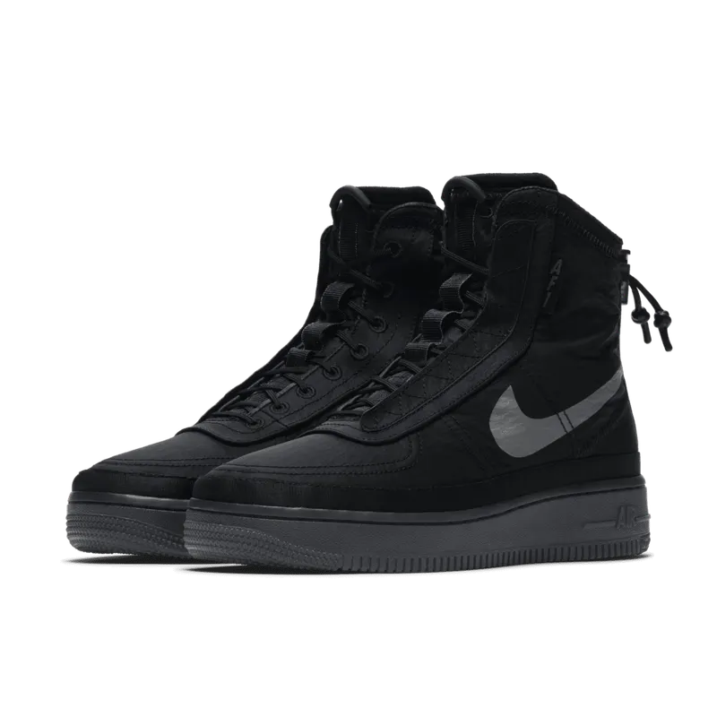 Nike Air Force 1 Shell Black (W) Black/Graphite (BQ6096-001)