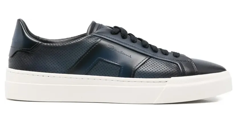 Santoni Geperforeerde leren “Blue” (MBGT222068PNNTF460)