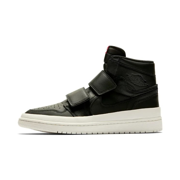 Jordan 1 Retro High Double Strap “Black / Sail / Gym Red” (AQ7924-001)