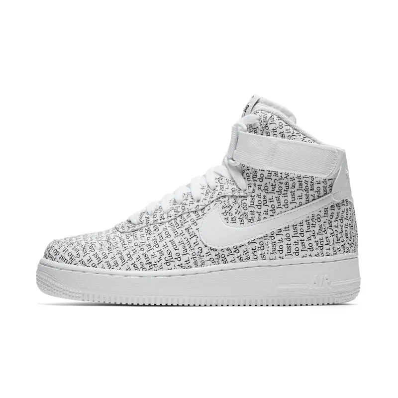 Nike Air Force 1 High Just Do It Pack White (W) White/White-White-Black-Total Orange (AO5138-100)