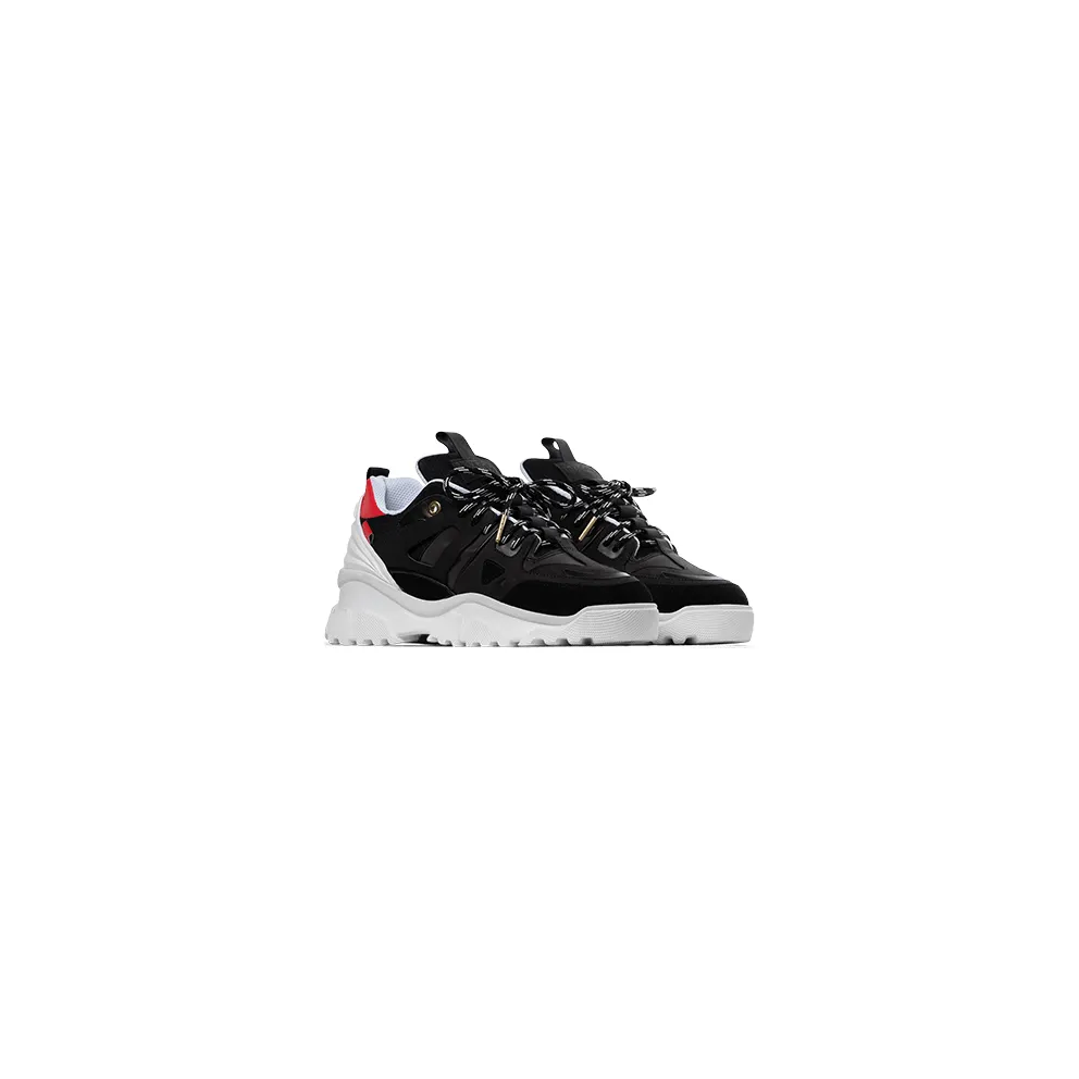 Mason Garments Genova II Black / Red / White Schwarz (SS20-29D)