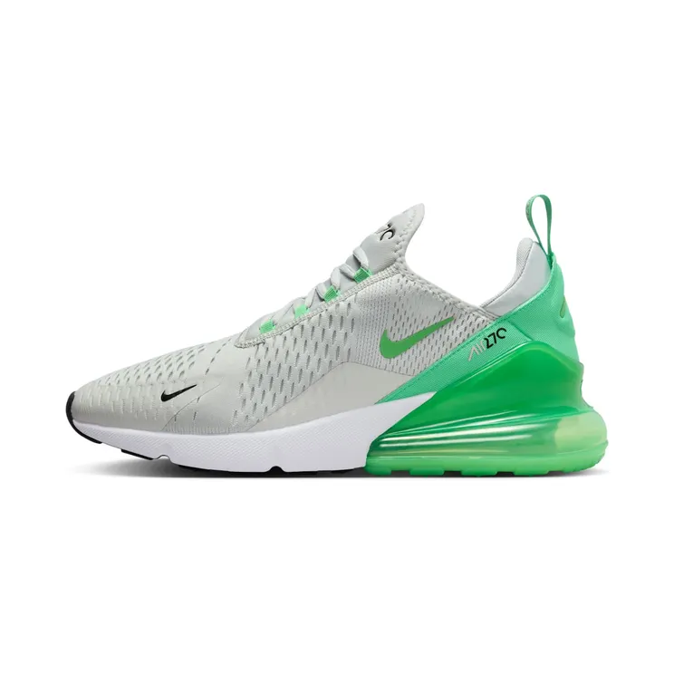 Nike Air Max 270 “Light Silver / Black / White / Green Shock” (AH8050-027)