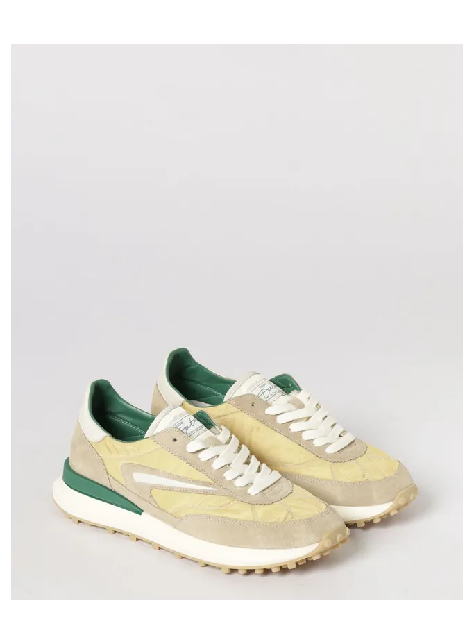 D.A.T.E D. A.T. E. Athleta Sneakers in Suede and Nylon Beige (M441ATNYBI)
