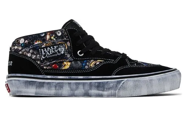 Vans Half Cab Black / White (VN00112HBLU)