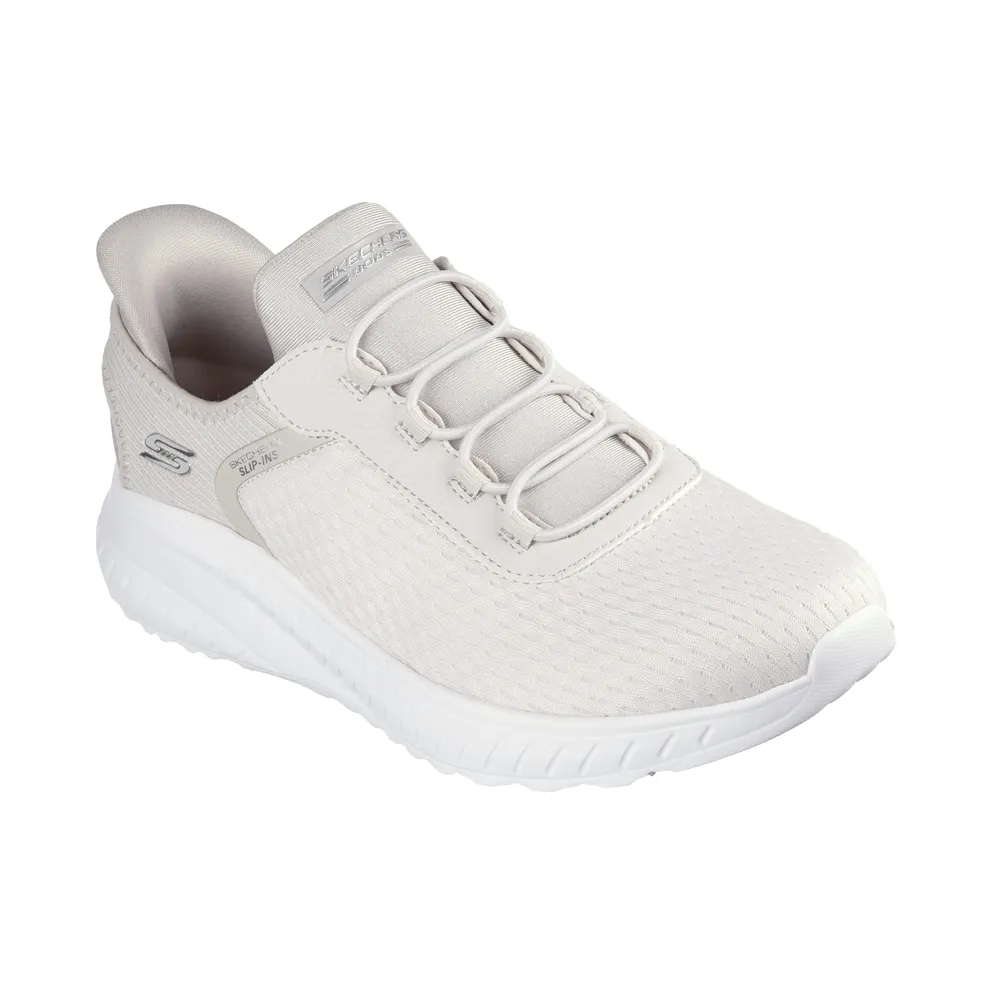 Skechers Slip-ins: BOBS Sport Squad Chaos – Off-White – “White” (117504 OFWT)