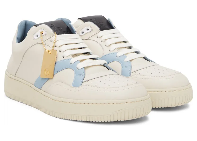 Human Recreational Services Off-White & Blue Mongoose Low Sneakers (UE21GF0200X2C2) (4)