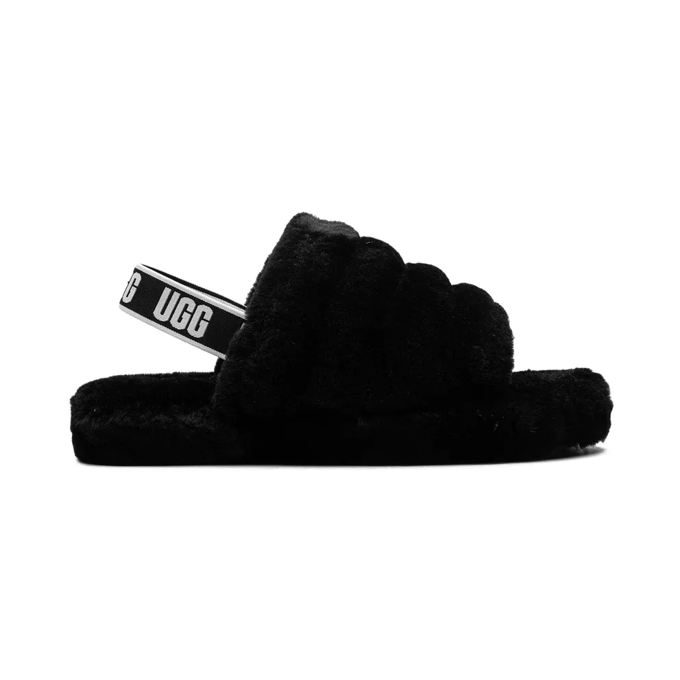 Ugg Fluff Yeah Slide GS “Black” (1098494K-BLK)