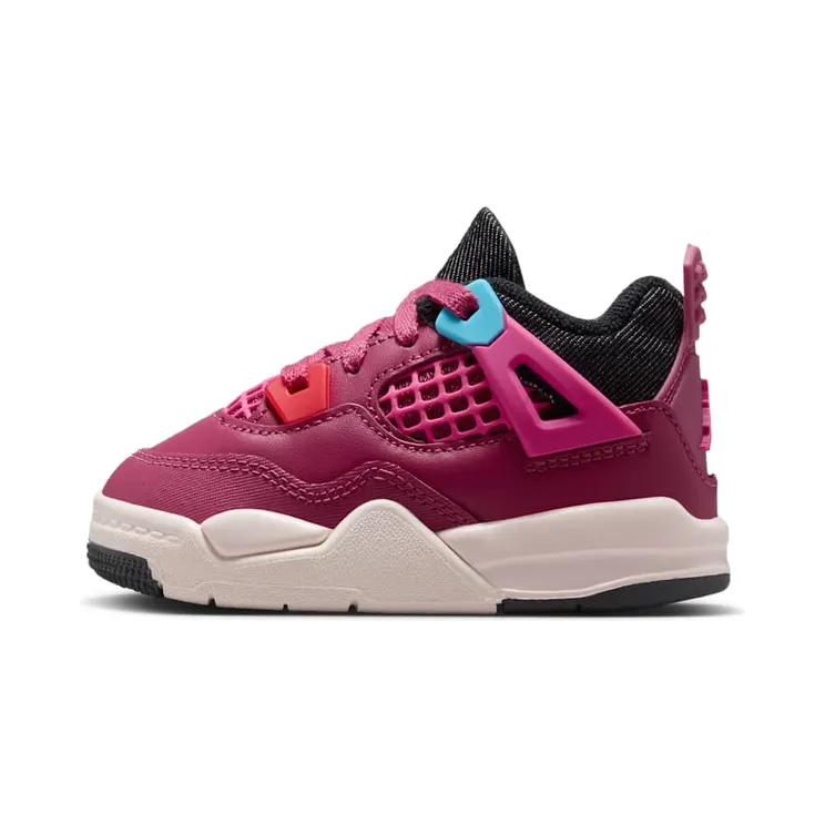 Air Jordan Retro 4 TD “Sweet Beet / Off-Noir / Chalk / Desert Pink” (IO2830-600)